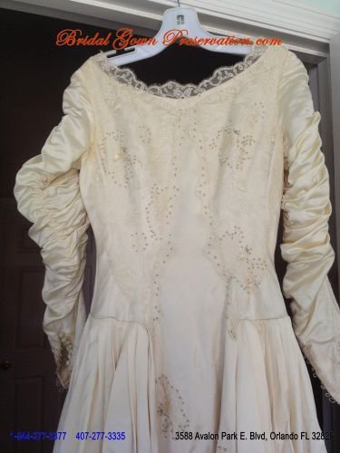 Old Wedding Gown Restoration