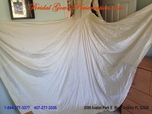 Old Wedding Gown Restoration