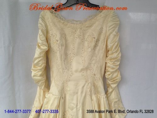 Old Wedding Gown Restoration