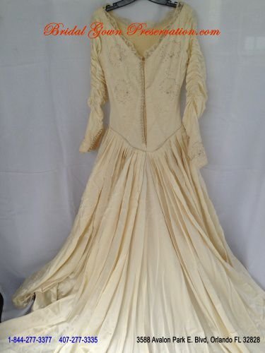 Old Wedding Gown Restoration