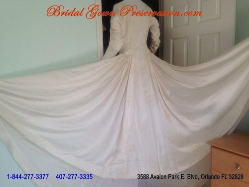 Old Wedding Gown Restoration