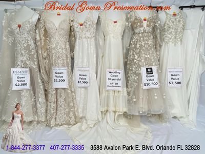 Wedding Gown Cleaning, Preservation and Restoration