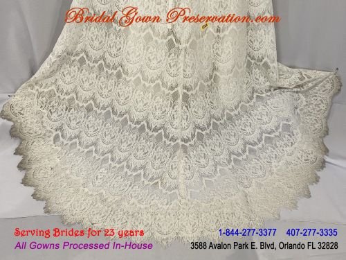 Wedding Gown Cleaning, Preservation & Restoration