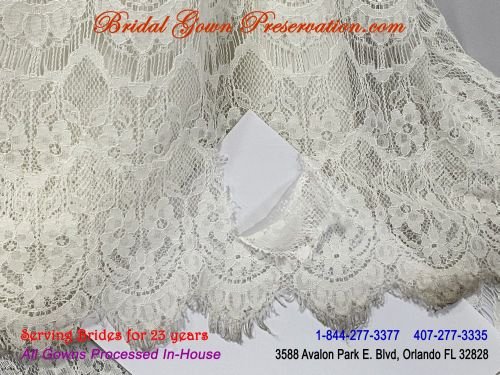 Wedding Gown Cleaning, Preservation & Restoration