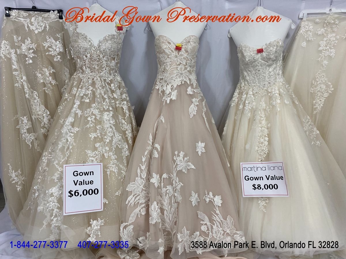 Bridal Gown Cleaning, Preservation & Restoration 1-844-277-3377