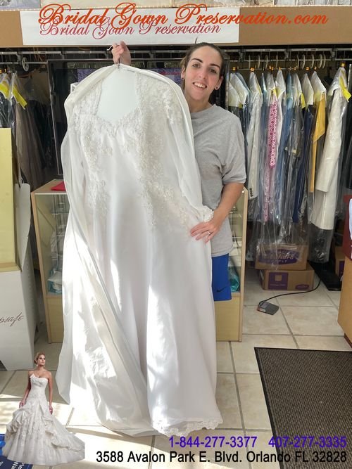 Bridal Gown Cleaning, Preservation & Restoration by BridalGownPreservation.com